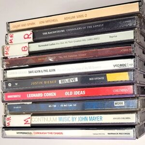 Assorted Lot of Ten Music CDs Ex-Library Copies